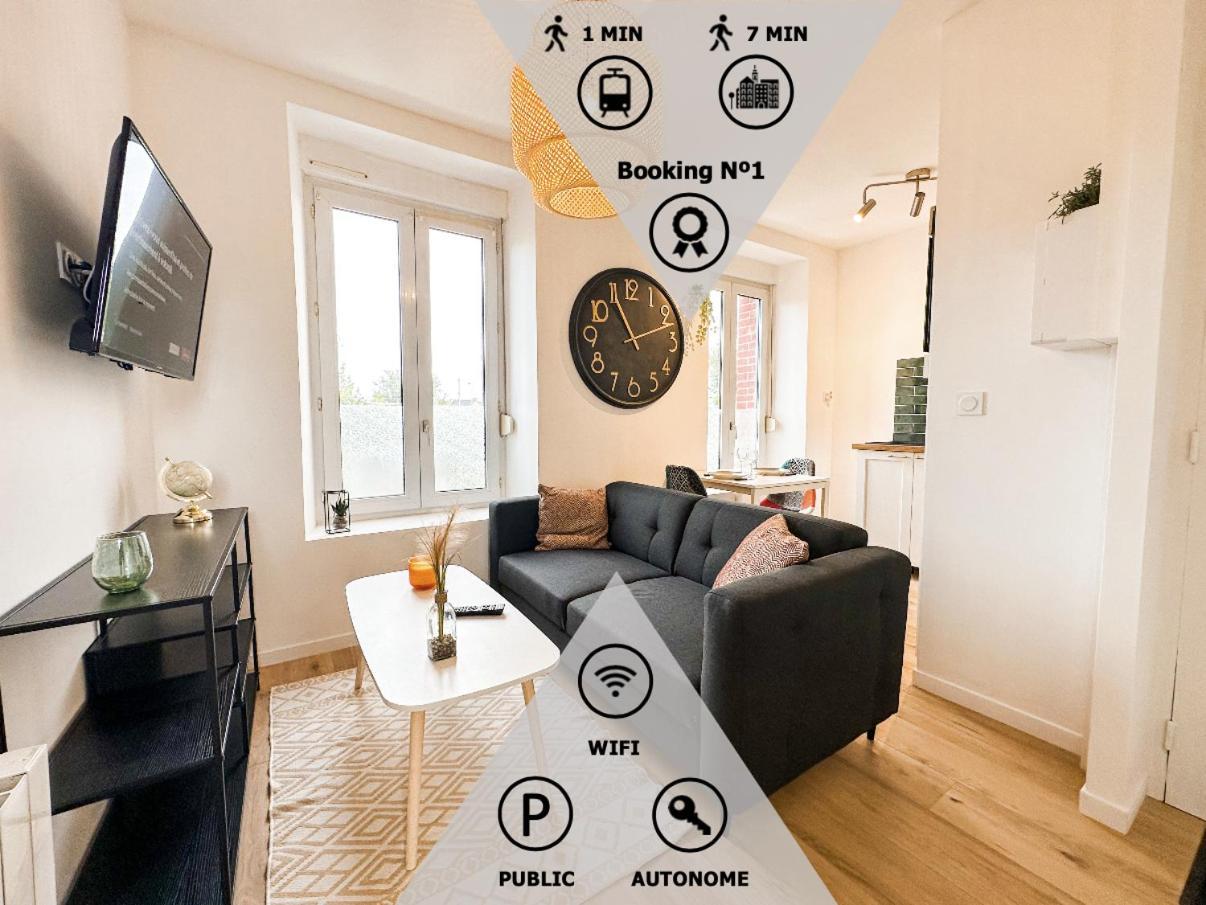 New: Agreable & Lumineux *Gare* Lejlighed Guingamp Eksteriør billede