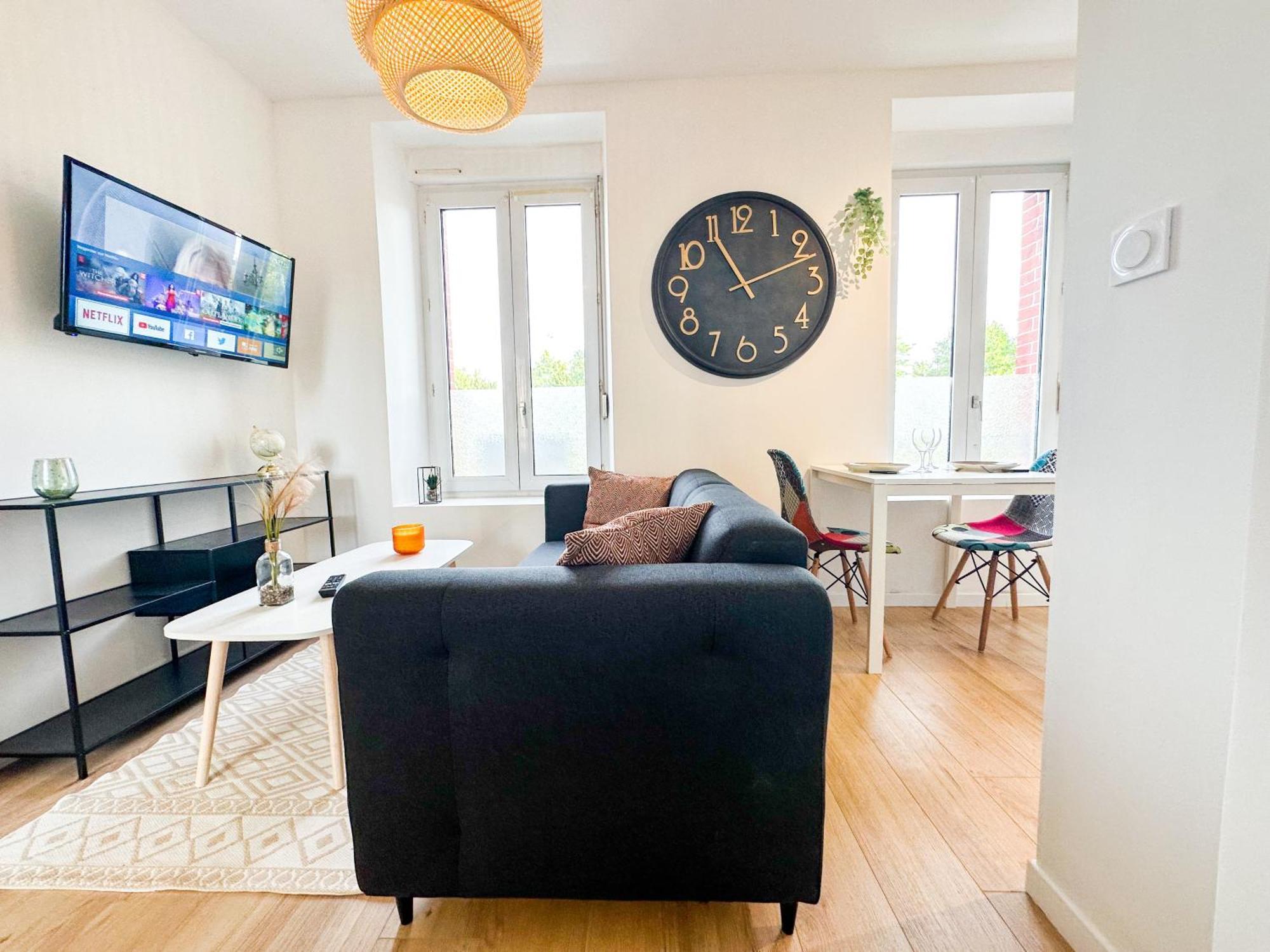 New: Agreable & Lumineux *Gare* Lejlighed Guingamp Eksteriør billede